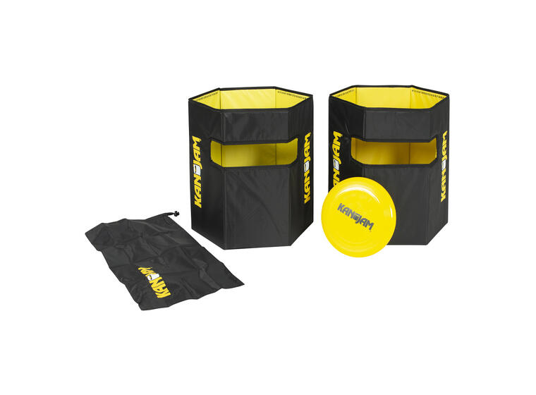 KanJam® Pack`N Go  | Ihopfällbart kastsp Portabelt KanJamspel | Fällbara korgar 